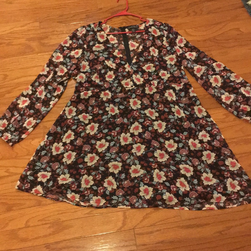 PLUS SIze FALL FLORAL DRESS